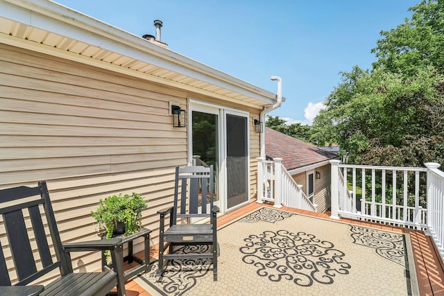 2642 N 3739th Rd, Sheridan, IL 60551 - view of wooden deck