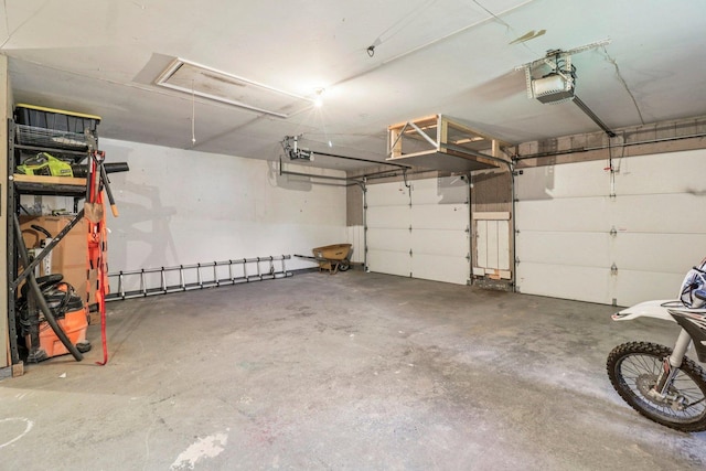 2642 N 3739th Rd, Sheridan, IL 60551 - garage featuring a garage door opener