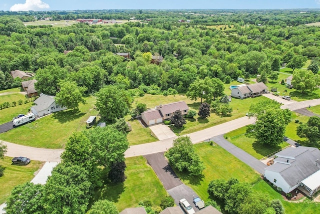 2642 N 3739th Rd, Sheridan, IL 60551 - bird's eye view of a heavily wooded area