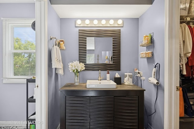 109 N Wilke Rd, Palatine, IL 60074 - bathroom featuring vanity and a walk in closet