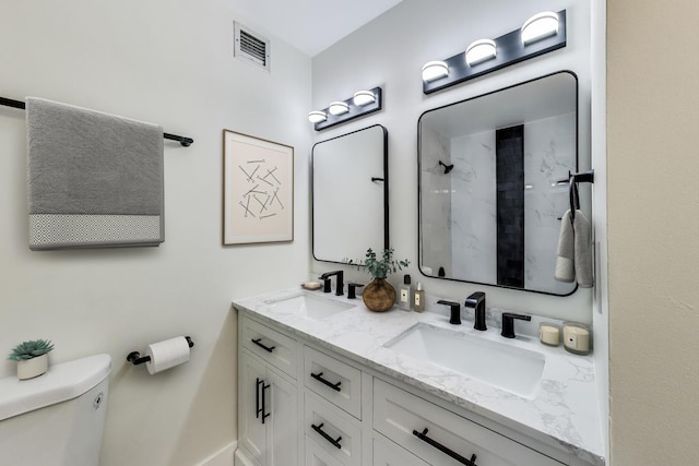1636 N Wells St Unit 3007, Chicago, IL 60614 - bathroom featuring double vanity and a shower