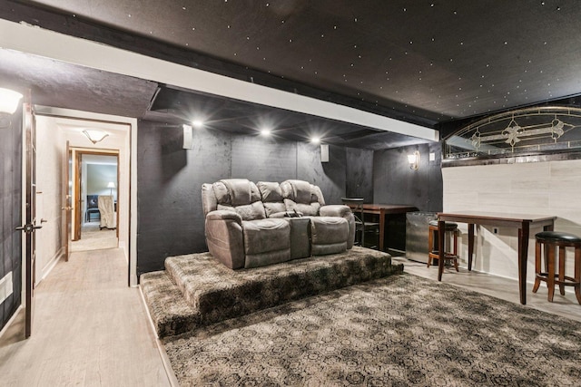 13115 Maple Rd, Mokena, IL 60448 - cinema room featuring wood finished floors