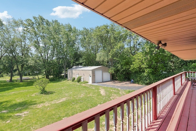 13115 Maple Rd, Mokena, IL 60448 - balcony with view of wooded area
