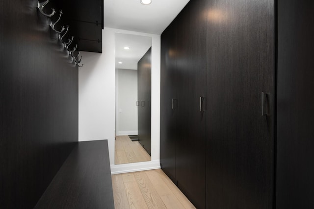 180 E Pearson St Unit 4006, Chicago, IL 60611 - hall with light wood-style floors and recessed lighting