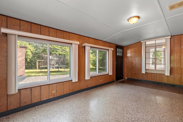 2125 Collett Ln, Flossmoor, IL 60422 - spare room featuring wooden walls