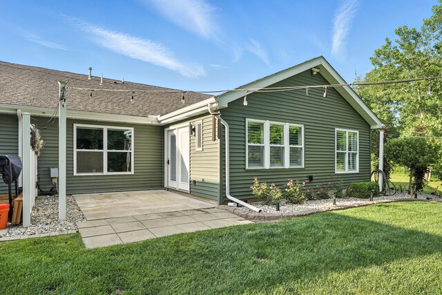 6815 W 142nd Ln, Cedar Lake, IN 46303 - back of house with a yard and a patio area