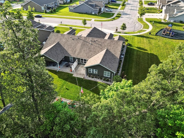 6815 W 142nd Ln, Cedar Lake, IN 46303 - aerial perspective of suburban area