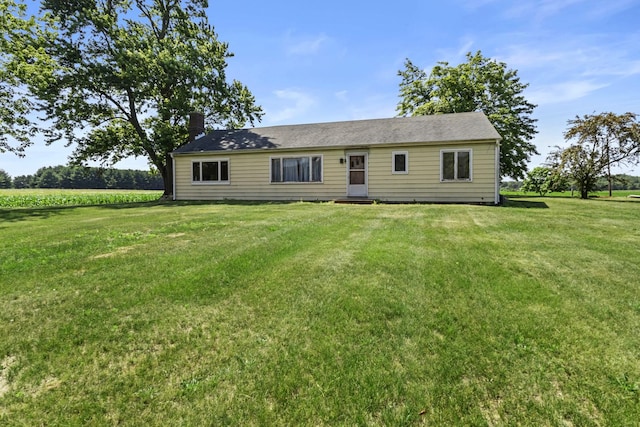 2489 E US Highway 52, Donovan, IL 60931 - view of front of property with a front lawn and a chimney