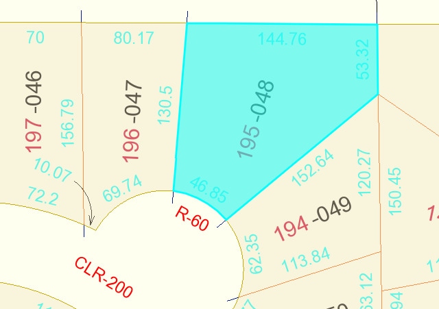 4075 Peartree Dr, Lake In The Hills, IL 60156 - map showing property parcels