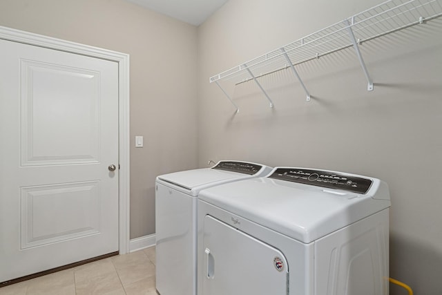14903 S Preserve Dr, Lockport, IL 60441 - washroom featuring washing machine and clothes dryer and light tile patterned floors