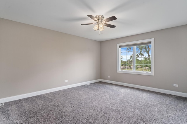 14903 S Preserve Dr, Lockport, IL 60441 - unfurnished room with carpet flooring and a ceiling fan