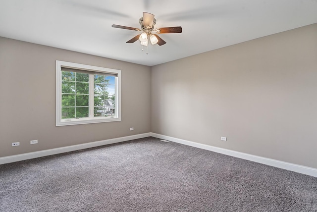 14903 S Preserve Dr, Lockport, IL 60441 - empty room featuring a ceiling fan and carpet flooring