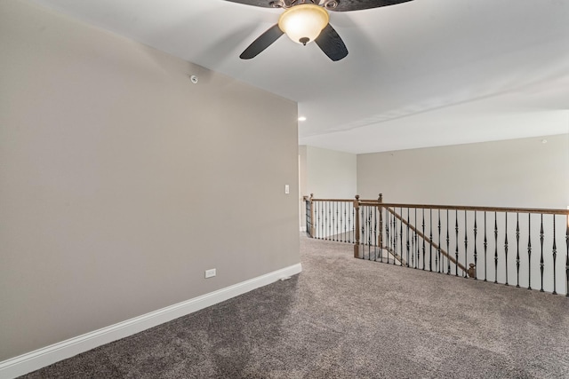 14903 S Preserve Dr, Lockport, IL 60441 - unfurnished room featuring carpet flooring, a ceiling fan, and recessed lighting