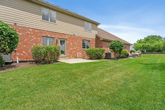 14903 S Preserve Dr, Lockport, IL 60441 - back of property featuring a yard and brick siding