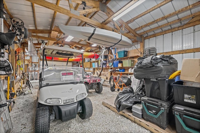 2911 E Oaks Rd N, Urbana, IL 61802 - garage featuring metal wall