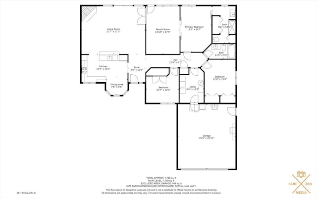 2911 E Oaks Rd N, Urbana, IL 61802 - view of floor plan / room layout