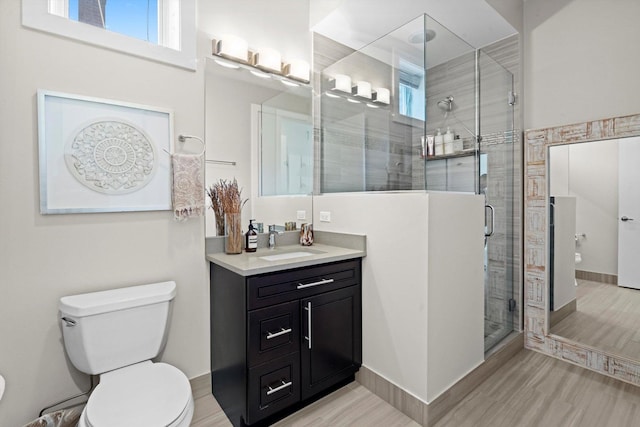 2140 W Armitage Ave Unit 3W, Chicago, IL 60647 - bathroom featuring vanity and a stall shower