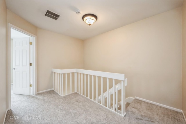 276 Greensboro Ct, Elk Grove Village, IL 60007 - hallway with carpet floors and an upstairs landing