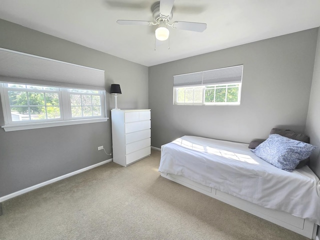 1873 Baldwin Way, Bolingbrook, IL 60490 - carpeted bedroom featuring ceiling fan and baseboards