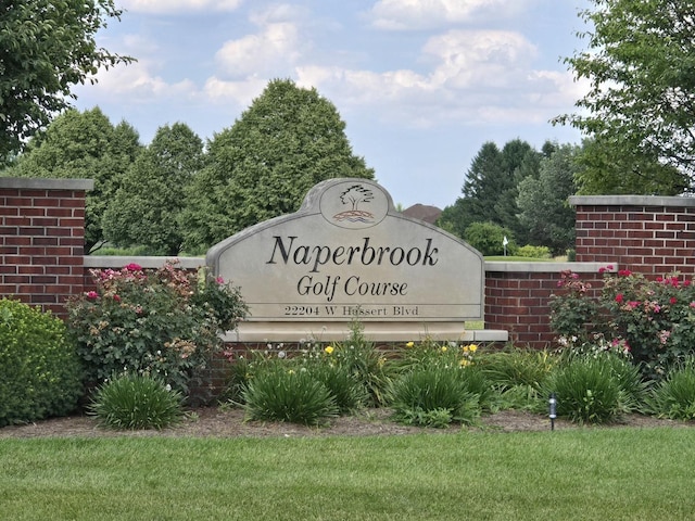 1873 Baldwin Way, Bolingbrook, IL 60490 - community sign with a yard