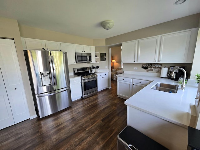 1873 Baldwin Way, Bolingbrook, IL 60490 - kitchen featuring stainless steel appliances, white cabinetry, light countertops, and dark wood finished floors