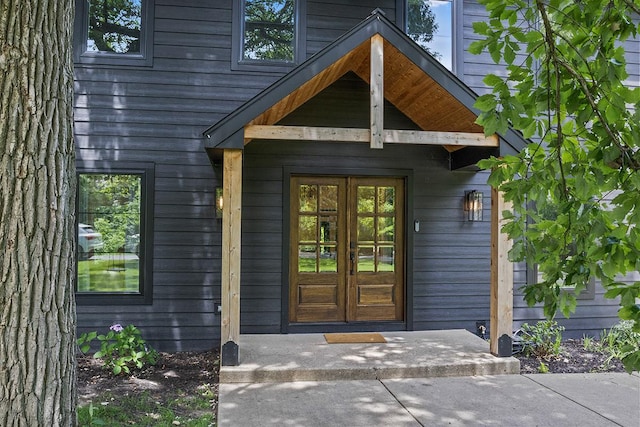 692 S Waukegan Rd, Lake Forest, IL 60045 - view of exterior entry with french doors