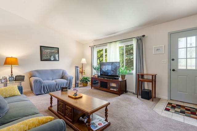 2180 Newport Cir, Hanover Park, IL 60133 - living area with carpet and vaulted ceiling