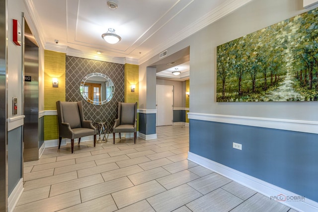 640 Robert York Ave Unit 306, Deerfield, IL 60015 - community lobby featuring ornamental molding
