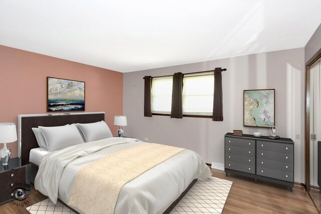 14332 S W Glen Dr, Homer Glen, IL 60491 - bedroom featuring wood finished floors and baseboards