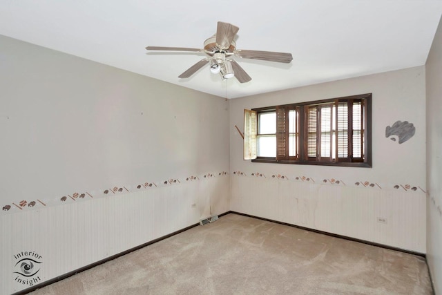 14332 S W Glen Dr, Homer Glen, IL 60491 - carpeted empty room with ceiling fan