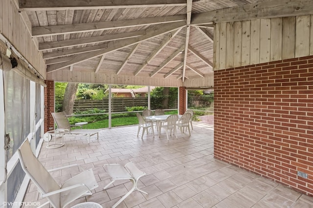 2340 Pomona Ln, Wilmette, IL 60091 - view of patio with outdoor dining area