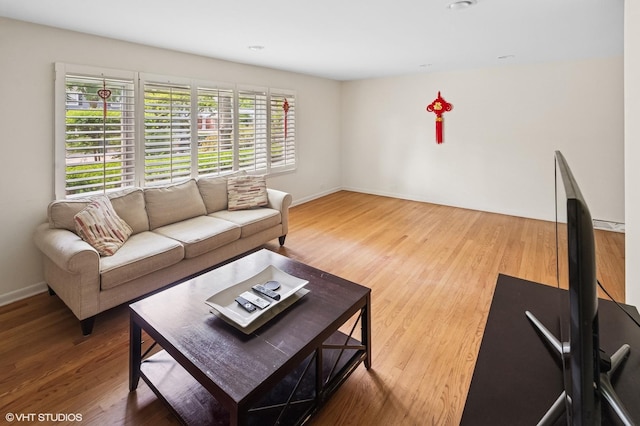 2340 Pomona Ln, Wilmette, IL 60091 - living area with wood finished floors and baseboards