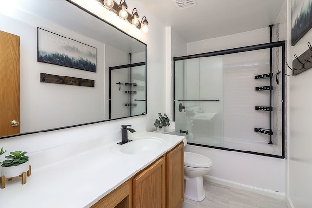 1769 Autumn Woods Ln, Romeoville, IL 60446 - bathroom featuring vanity and shower / bath combination with glass door