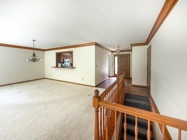3030 Fairway Oaks Ln Unit 3030, Dekalb, IL 60115 - carpeted empty room with ornamental molding and baseboards