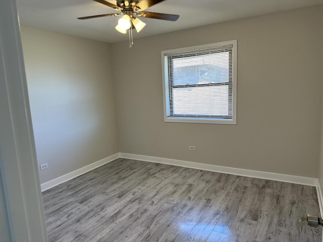 2237 175th St Unit 3A, Lansing, IL 60438 - unfurnished room with wood finished floors and a ceiling fan