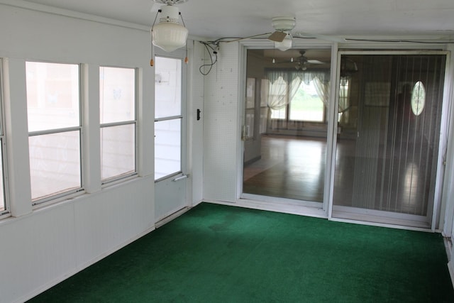819 S W St, Earlville, IL 60518 - view of unfurnished sunroom