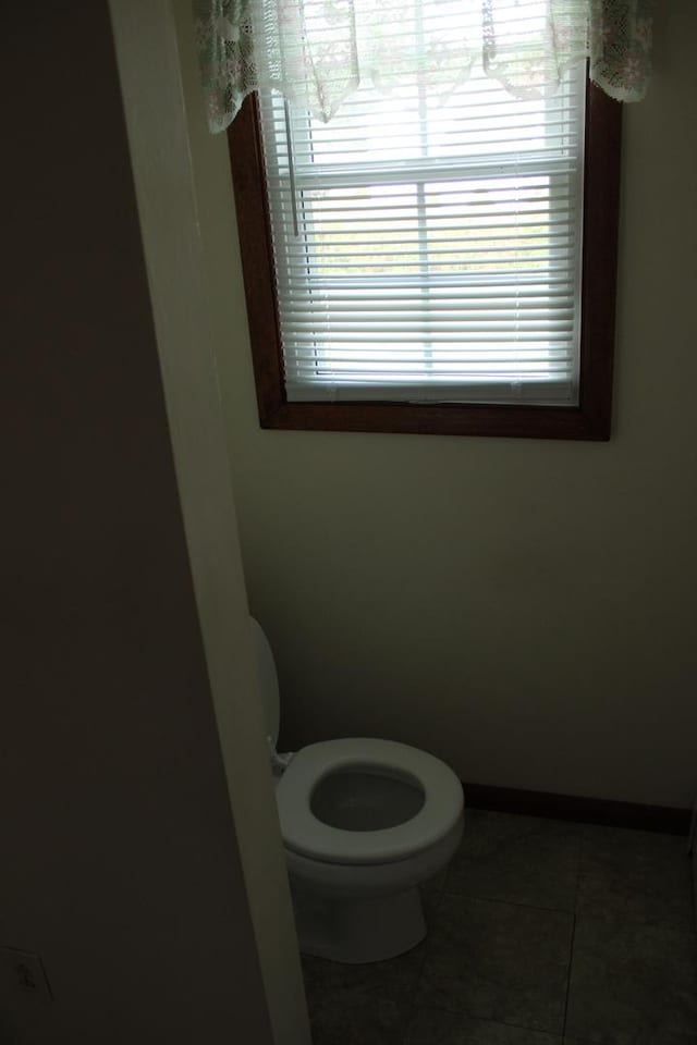 819 S W St, Earlville, IL 60518 - bathroom with toilet and tile patterned floors