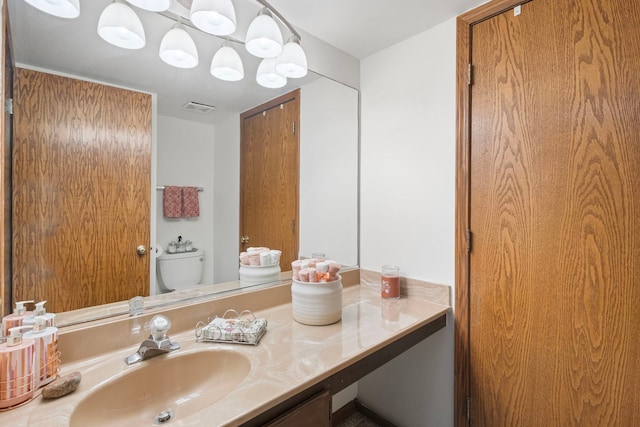 96 Townsend Cir, Naperville, IL 60565 - bathroom featuring vanity and toilet