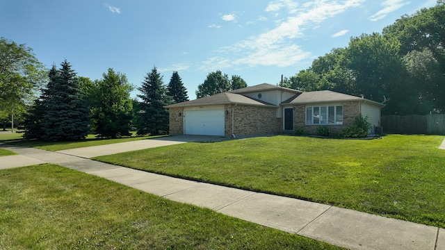 25601 Linden Ave, Monee, IL 60449 - view of front of home with driveway, a garage, and brick siding