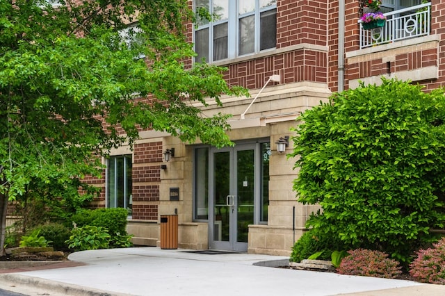 9360 Skokie Blvd Unit 414, Skokie, IL 60077 - view of exterior entry featuring french doors