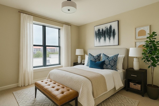9360 Skokie Blvd Unit 414, Skokie, IL 60077 - bedroom featuring light carpet and baseboards