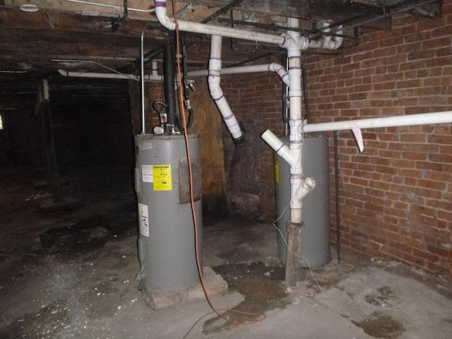 1528 S Spaulding Ave, Chicago, IL 60623 - unfinished below grade area with water heater