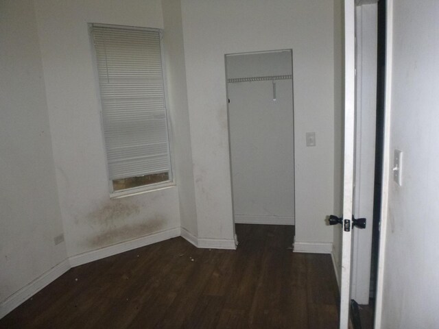 1528 S Spaulding Ave, Chicago, IL 60623 - unfurnished bedroom with wood finished floors and baseboards