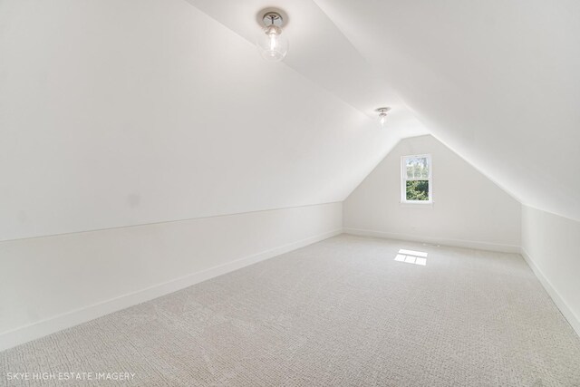 4947 Wilcox Ave, Downers Grove, IL 60515 - additional living space featuring vaulted ceiling and carpet flooring