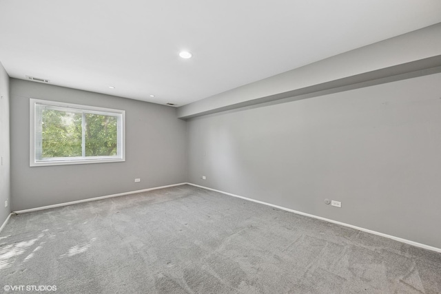 3300 N Carriageway Dr Unit 209, Arlington Heights, IL 60004 - empty room featuring carpet flooring and recessed lighting