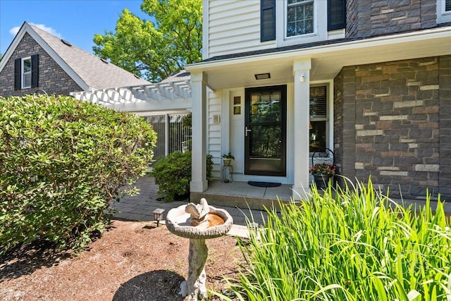 42W285 Retreat Ct Unit 2, Saint Charles, IL 60175 - entrance to property featuring covered porch