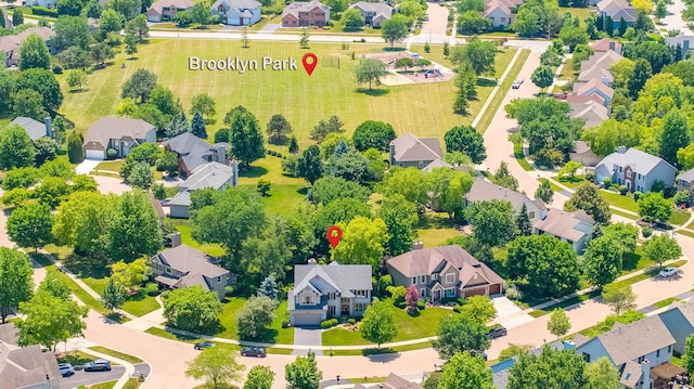 2845 Kendridge Ln, Aurora, IL 60502 - aerial perspective of suburban area