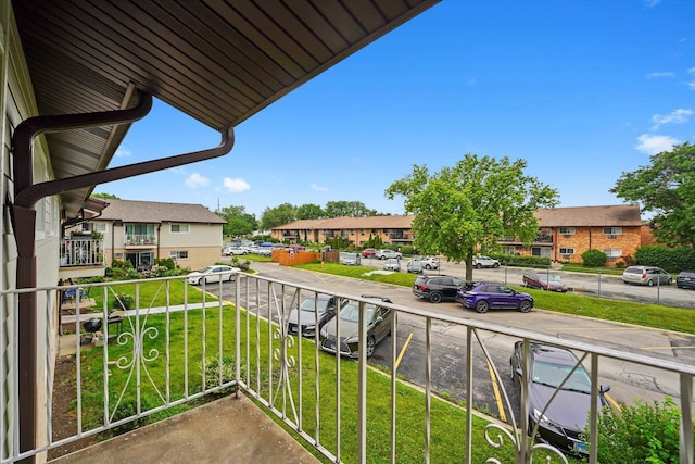 860 E Old Willow Rd Unit 228, Prospect Heights, IL 60070 - balcony with a residential view