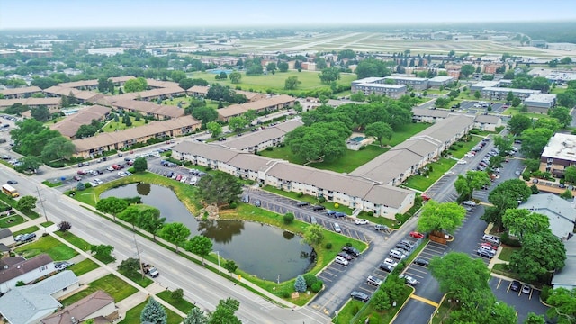 860 E Old Willow Rd Unit 228, Prospect Heights, IL 60070 - aerial overview of property's location with a nearby body of water
