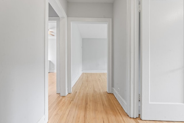 5455 S Ingleside Ave Unit 3E, Chicago, IL 60615 - corridor featuring light wood finished floors and baseboards